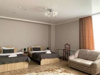 Отель Гостиница Павлодар Павлодар Двухместный номер с 2 отдельными кроватями и видом на город-2